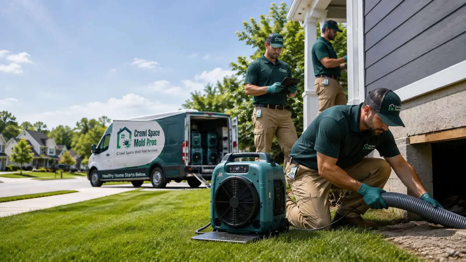 Crawl Space Mold Removal in Pocasset, MA
